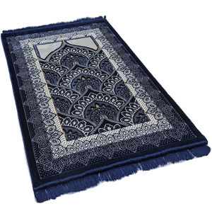 Alfombras de oración personalizadas de espuma para mezquita, nuevas llegadas, alfombras islámicas de seda y lana para uso doméstico, transpirables, al por mayor. - Product Image 4