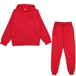 Conjunto de Sudadera con Capucha Morada y Pantalones Deportivos, Chándal Informal de Color Sólido, Manga Larga, Cintura con Cordón, Ropa de Otoño para Adultos - Product Image 5
