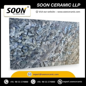 Dalle de marbre calcite 3D MATRIX, polie, écologique, panneau mural moderne pour salon, grande dalle en provenance du Rajasthan - Product Image 4