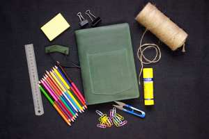 Handmade Genuine Leather Smell Proof Heavy Duty Protection <b>A5</b> Refillable Journal Notebook Cover Case for Professionals LNBC-0045 - Product Image 5