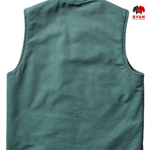 Chaleco Vaquero Personalizado Ryan Pro Gear para Hombre, Cierre de Cremallera, Tela Transpirable con Logotipo Personalizado - Product Image 3