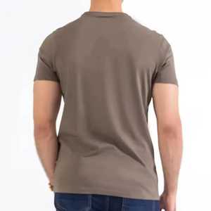 Camiseta de manga corta para hombre, corte ajustado, con rayas diagonales, estilo moderno con bloques de color, informal, minimalista, para verano, estilo urbano. - Product Image 5