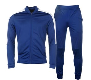 Tracksuit with zipper <b>jacket</b> designed in basics cotton blended fabric offering comfort and style for gym <b>workout</b> and running - Product Image 2