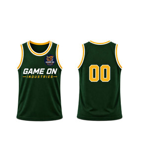 Maillot de basketball en polyester 100 % avec impression par transfert thermique, dernier style, sublimation, design personnalisé - Product Image 1