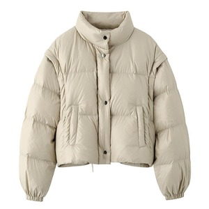 Veste matelassée noire de haute qualité pour femmes, style personnalisé en usine, nouvelle collection, hiver, extérieur, imperméable, fermeture éclair, rembourrée - Product Image 2