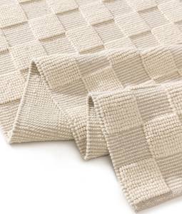 Tapis modernes en laine naturelle tressée à la main, tapis tissés à la main en boucle pour salon - Product Image 1