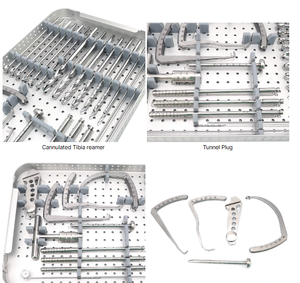 Nouvel ensemble d'instruments manuels orthopédiques pour la chirurgie du genou ACL/PCL, système de médecine sportive certifié CE Classe II, garantie de 3 ans - Product Image 2