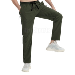 <b>Men</b> Casual Flare Trouser Mid Waist Elastic Breathable Eco-Friendly Fabric Soft <b>Stretch</b> Modern Style OEM Service Everyday Use - Product Image 3