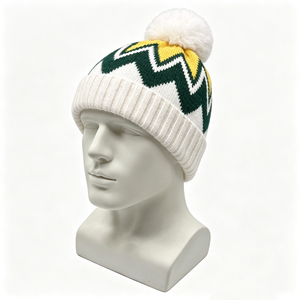 Wholesale Custom <b>Wool</b> Blend Winter <b>Beanie</b> <b>Hat</b> Printed logo Super Quality Breathable Waterproof Cozy Knit Skull Caps ARTIZ - Product Image 3