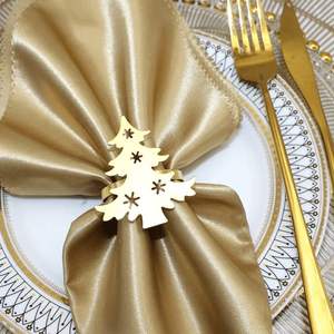 Elegante Anillo de Servilleta de Metal para Decoración de Mesa de Comedor, Decoración de Mesa para Bodas y Presentación de Cena de Lujo - Product Image 4