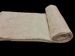 Tela Bordada con Cordón de Algodón Blanco de Alta Calidad Premium – Diseño Floral 3D con Trabajo Dori, 100% Algodón Puro, Teñible - Product Image 5