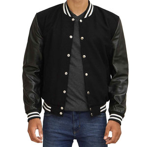 Custom <b>Men's</b> Wool Varsity <b>Jacket</b> with Heat-Transfer Printed Design Custom Team Logo Snap Closure & Side Pockets OEM Service - Product Image 3