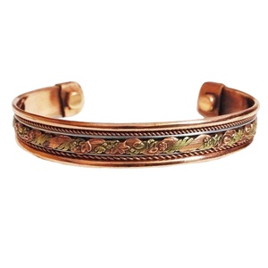 Pulseras de abalorios con cuentas unisex de estilo increíble Brazaletes de cobre puro de moda con aleación de forma de número y latón - Product Image 1