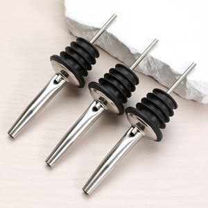 Top Quality Wholesale Stainless Steel Pourer Set Wine & Oil Pour Spout Fit on Any Bottle Perfect for Kitchen & Restaurant Use - Product Image 1