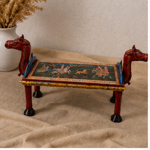 Mesa Rectangular de Madera Antigua con Cabeza de Camello, Diseño Asiático, Decoración para Sala de Estar, Mueble Duradero para el Hogar - Product Image 5