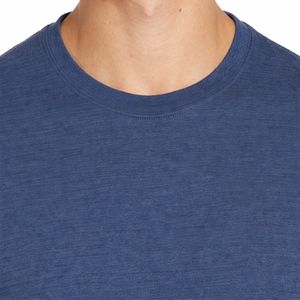 เสื้อยืดคอกลมผู้ชายสีพื้นเรียบง่าย สวมใส่สบาย รับผลิตตามสั่ง OEM พร้อมสกรีนโลโก้สำหรับผู้ชาย - Product Image 4