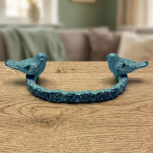 Ceramic Bird Drawer Pull <b>Rustic</b> Design Novelty Shape Furniture Handle Home Office Decor Durable - Product Image 1