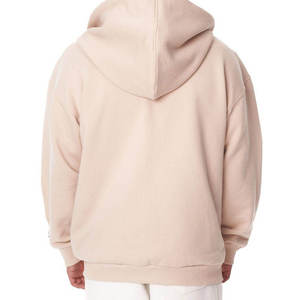 Sweat à capuche ample et chaud avec fermeture éclair, doublure intérieure douce, coutures renforcées et poignets côtelés confortables, fermeture éclair surdimensionnée - Product Image 2
