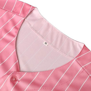 Maillot de baseball à manches courtes, style OEM personnalisé, en tissu sportswear uni, style Hip Hop Hipster, boutonné, pour activités sportives - Product Image 5