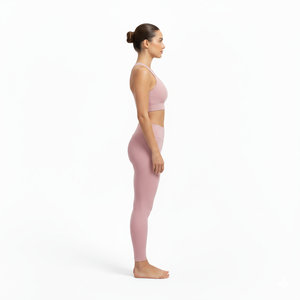 Women Solid Plus Size Yoga Set Nylon Spandex Gym Workout Seamless Yoga Outfit Sports <b>Bra</b> and Leggings Custom OEM Wholesale - Product Image 4