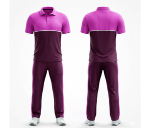 Professional Sports <b>Cricket</b> Uniform Manufacturer Supplier | Men Women Youth <b>Cricket</b> Wears Polo Shirt and Trouser Full Team - Product Image 3
