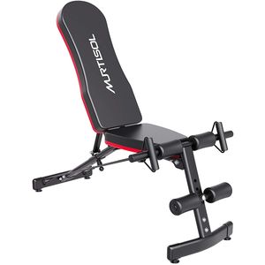 Panca per Allenamento di Forza Regolabile Murtisol per Esercizi Total Body, Capacità 600 Libbre, Panca e Rack per Sollevamento Pesi per Palestra Domestica - Product Image 1