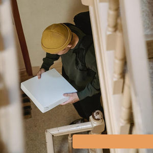 Printed <b>Pizza</b> <b>Boxes</b> Corrugated Board Wholesale Eco Friendly Food Packaging B2B - Product Image 2