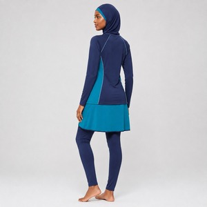 Ensemble Burkini Modeste 4 Pièces pour Femme – Maillot de Bain Musulman Couvrant, Élégant et Décontracté pour la Plage – Confortable, Respirant et Séchage Rapide - Product Image 2