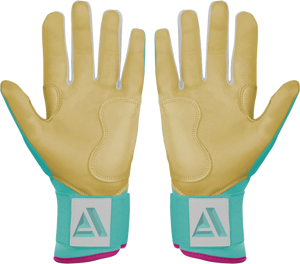 Gants de frappeur de baseball professionnels de haute qualité en cuir de chèvre, pour droitier, ajustement standard, confortables et respirants - Product Image 2