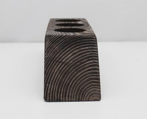 Nordic Style Wooden Candle Holder for Tea Lights Rustic Geometric <b>Table</b> <b>Decor</b> Accent for Modern Living Spaces - Product Image 3
