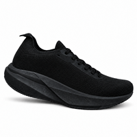 Chaussures de course légères en maille respirante, baskets à semelle épaisse amortissante, chaussures de sport pour la marche sur route, vente en gros