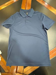<b>Mens</b> Solid Color Jersey Knitted for <b>Shirt</b> Short Sleeve Casual Business Tee Breathable Anti-Pilling <b>Ruffle</b> 100% Polyester ODM - Product Image 1