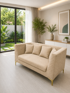 Sofá Moderno 211 PIRAMID Square 2-2-1, Conjunto de Sofá de Dos Plazas para Apartamento, Hotel, Sala de Estar, Tela Premium Personalizada, Ecológico, Minimalista - Product Image 2