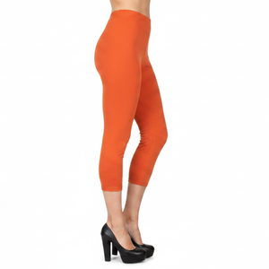 Leggings Largos de Color para Mujer, de Algodón y Fibra de Bambú, Tejidos, de Secado Rápido, Transpirables, de Cintura Alta, OEM, Elásticos y Gruesos para Correr - Product Image 3