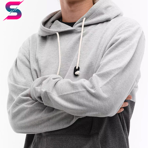 Sweat-shirts à capuche pour homme, couleur contrastée bleu et noir, bonne qualité, lavables en machine, best-seller, légers, manches régulières, vêtements décontractés - Product Image 6