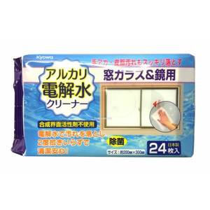 Limpiador y lavado de agua electrolizada alcalina de 24 hojas para ventanas y espejos - Product Image 1