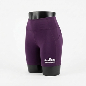 Women's High <b>Waisted</b> Biker Shorts Breathable Quick Dry Seamless Look Spandex/Polyester <b>Elastic</b> Waist Workout Shorts - Product Image 6