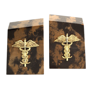 Sujetalibros de Ónix y Mármol Hechos a Medida, los Más Vendidos (MROMBE-004), Sujetalibros de Ónix y Mármol Modernos de Lujo - Product Image 1