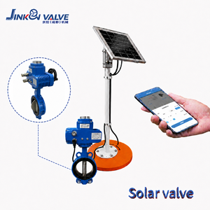 Válvula de Riego Inteligente, Válvula de Agua con Energía Solar, Válvula de <span class=keywords><strong>Mariposa</strong></span> Eléctrica 4G LoRa, Control Remoto para Riego Agrícola - Product Image 1