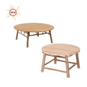 Ensemble de meubles modernes et écologiques en bambou-Table et chaise de couleur naturelle pour la décoration de la maison et du jardin-Utilisation événementielle - Product Image 3