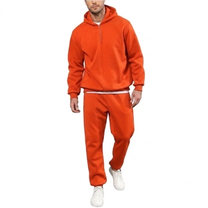 Outdoor Winter Sports Training Warm Adult Men Casual Quick Dry Long Sleeve Hooded Regular Fit <b>Tracksuit</b> OEM Service Low Price - Product Image 3