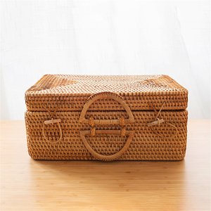 Maleta de viaje de bambú natural ashionable, juego de bolsas de ratán, tamaños y colores personalizados, caja de regalo para equipaje - Product Image 4