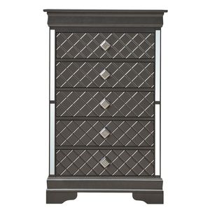 Commode à tiroirs Verona G6702 CH Noir Métallisé - Product Image 2