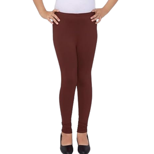 Leggings en tricot doublés en polaire pour filles, 100% coton, séchage rapide, chauds, respirants, écologiques, décontractés, vente en gros, OEM - Product Image 3