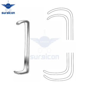 Retractor Farabeuf de 12 cm / 4-3/4 Pulgadas, Juego de 2 Retractores Quirúrgicos de Acero Inoxidable Premium para Retracción de Tejidos y Exposición de Heridas - Product Image 2