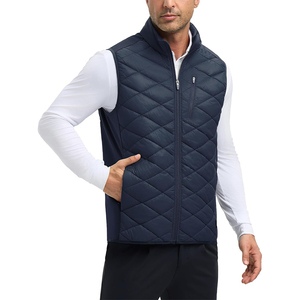 Nouveaux gilets matelassés d'équitation, vestes décontractées d'hiver, vêtements streetwear, manteaux rembourrés, gilets personnalisés avec logo pour hommes - Product Image 1