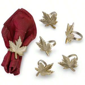 Shiny Aluminum Napkin Rings Featuring Decorative Design For Home Kitchen Restaurant And Wedding <b>Table</b> Decor - Product Image 5