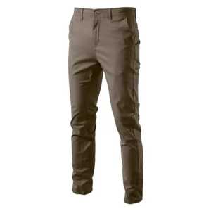 Tissu en toile uni, coupe ajustée, poids moyen, respirant, anti-boulochage, haute qualité, design décontracté pour homme, couleur personnalisable, prix abordable - Product Image 1