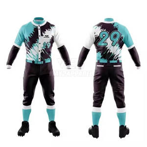 Uniforme de baseball à prix avantageux, best-seller, tissu doux, design personnalisé, uniforme de baseball en vente en ligne - Product Image 5