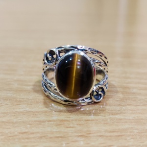 <b>Tiger</b> <b>Eye</b> Fashion <b>Ring</b> 5.9 Grams - Product Image 1